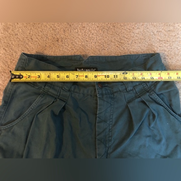 BODY EQUIP Pants Mens 34 x 32  Green Cotton With 3 Pockets Straight Leg - Picture 7 of 8